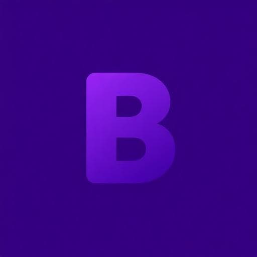 Bootstrap - Stack technologique INSTACODIN Logo Bootstrap - Technologie utilisée par INSTACODIN pour le développement web et mobile