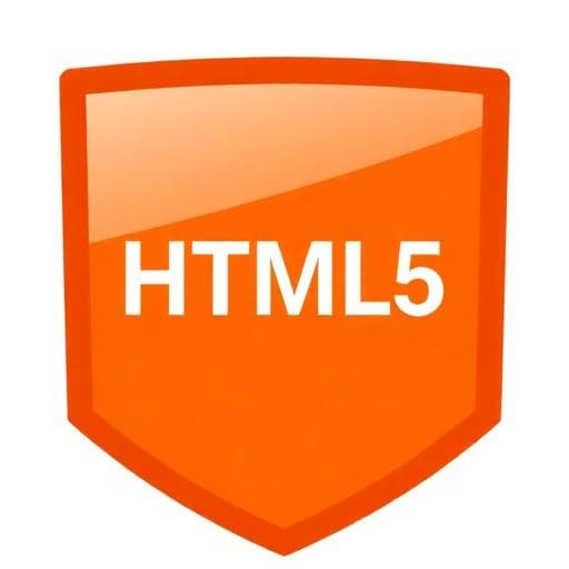 HTML - Stack technologique INSTACODIN Logo HTML - Technologie utilisée par INSTACODIN pour le développement web et mobile